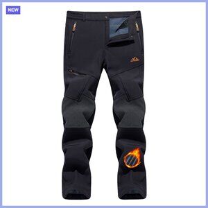 Fleece Lined Snow Ski Pants Water Resistant Winter Sports